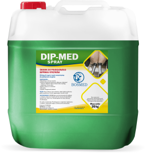 DIP-MED Spray preparat do dippingu w robotach udojowych