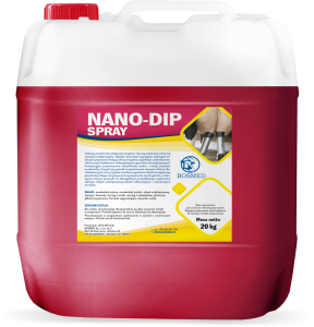 NANO-DIP Spray preparat do dippingu w robotach udojowych